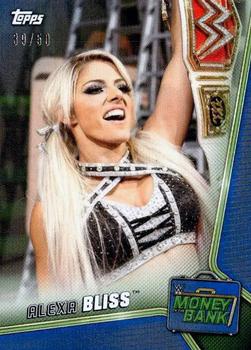 2019 Topps WWE Money in the Bank - Blue #3 Alexa Bliss Front