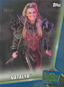 2019 Topps WWE Money in the Bank - Blue #59 Natalya Front