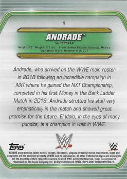 2019 Topps WWE Money in the Bank - Bronze #5 Andrade Back