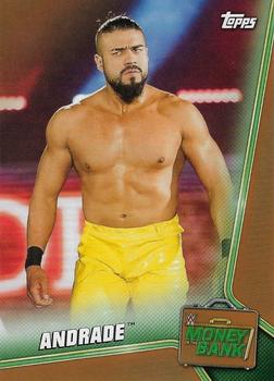 2019 Topps WWE Money in the Bank - Bronze #5 Andrade Front