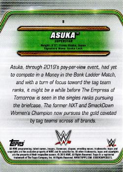 2019 Topps WWE Money in the Bank - Bronze #8 Asuka Back