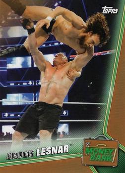 2019 Topps WWE Money in the Bank - Bronze #20 Brock Lesnar Front