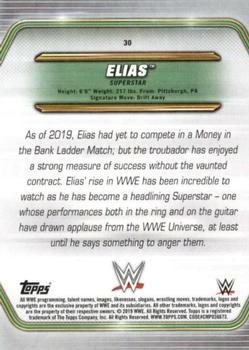2019 Topps WWE Money in the Bank - Bronze #30 Elias Back