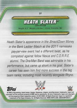 2019 Topps WWE Money in the Bank - Bronze #37 Heath Slater Back
