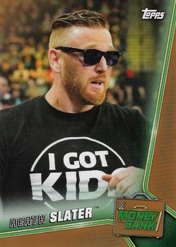 2019 Topps WWE Money in the Bank - Bronze #37 Heath Slater Front