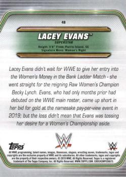 2019 Topps WWE Money in the Bank - Bronze #48 Lacey Evans Back