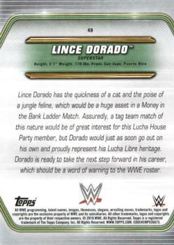 2019 Topps WWE Money in the Bank - Bronze #49 Lince Dorado Back