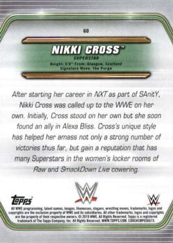 2019 Topps WWE Money in the Bank - Bronze #60 Nikki Cross Back