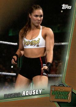 2019 Topps WWE Money in the Bank - Bronze #69 Ronda Rousey Front