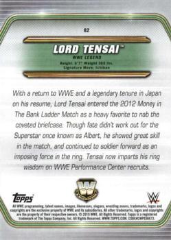 2019 Topps WWE Money in the Bank - Bronze #82 Lord Tensai Back