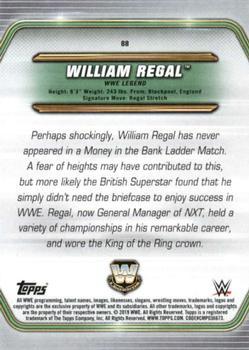 2019 Topps WWE Money in the Bank - Bronze #88 William Regal Back