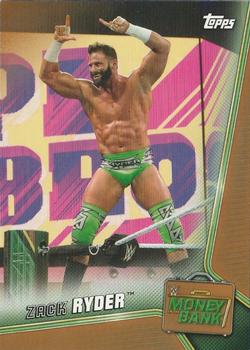 2019 Topps WWE Money in the Bank - Bronze #89 Zack Ryder Front