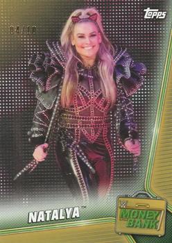 2019 Topps WWE Money in the Bank - Gold #59 Natalya Front