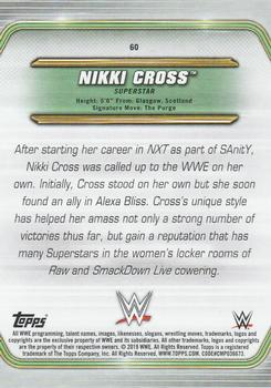 2019 Topps WWE Money in the Bank - Green #60 Nikki Cross Back