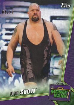 2019 Topps WWE Money in the Bank - Purple #13 Big Show Front