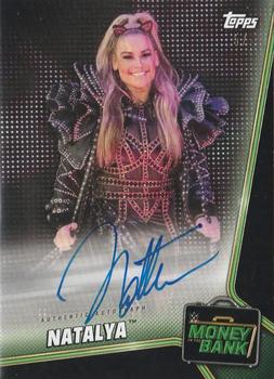 2019 Topps WWE Money in the Bank - Autographs Black #A-NT Natalya Front