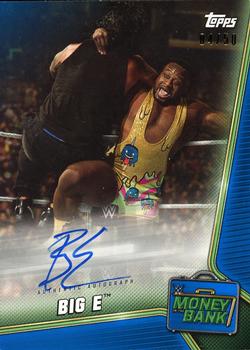2019 Topps WWE Money in the Bank - Autographs Blue #A-BE Big E Front