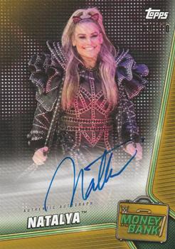 2019 Topps WWE Money in the Bank - Autographs Gold #A-NT Natalya Front