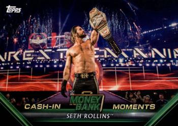 2019 Topps WWE Money in the Bank - Cash-In Moments #CM-6 Seth Rollins Front