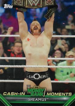 2019 Topps WWE Money in the Bank - Cash-In Moments #CM-7 Sheamus Front