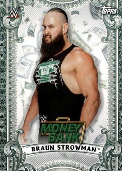 2019 Topps WWE Money in the Bank - Money Cards #MC-9 Braun Strowman Front