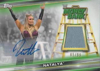2019 Topps WWE Money in the Bank - Superstar Mat Relic Autographs #MAR-NT Natalya Front