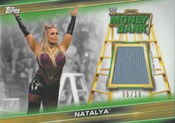 2019 Topps WWE Money in the Bank - Superstar Mat Relics Gold #MR-NT Natalya Front
