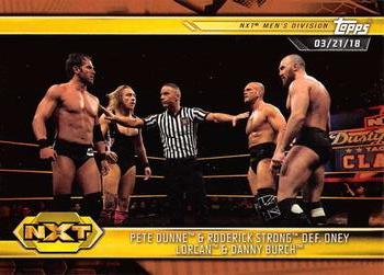 2019 Topps WWE NXT - Bronze #8 Pete Dunne / Roderick Strong / Oney Lorcan / Danny Burch Front