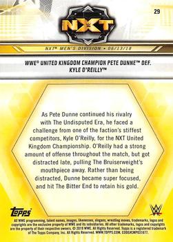 2019 Topps WWE NXT - Bronze #29 Pete Dunne / Kyle O'Reilly Back