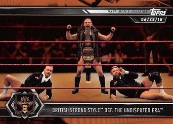 2019 Topps WWE NXT - Bronze #34 British Strong Style / The Undisputed ERA Front