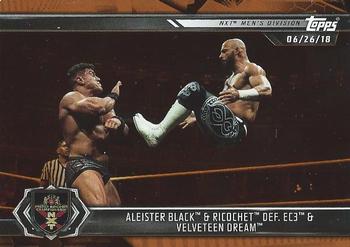 2019 Topps WWE NXT - Bronze #35 Aleister Black / Ricochet / EC3 / Velveteen Dream Front
