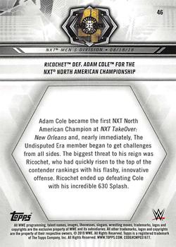 2019 Topps WWE NXT - Bronze #46 Ricochet / Adam Cole Back