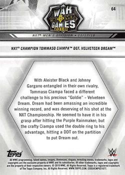 2019 Topps WWE NXT - Bronze #64 Tommaso Ciampa / Velveteen Dream Back