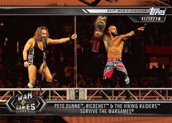 2019 Topps WWE NXT - Bronze #65 Pete Dunne / Ricochet / The Viking Raiders Front