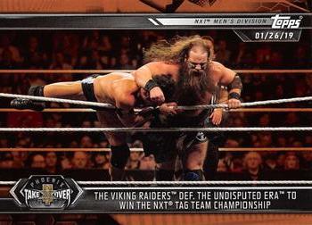 2019 Topps WWE NXT - Bronze #72 The Viking Raiders / The Undisputed Front