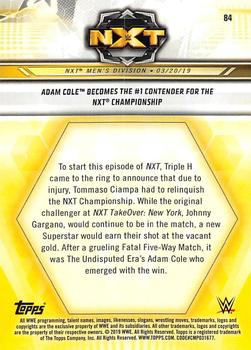 2019 Topps WWE NXT - Bronze #84 Adam Cole Back