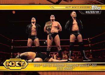 2019 Topps WWE NXT - Bronze #95 WALTER / Pete Dunne Front