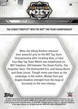 2019 Topps WWE NXT - Bronze #98 The Street Profits Back
