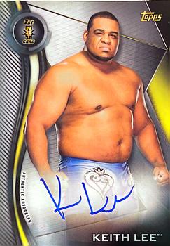 2019 Topps WWE NXT - NXT Autographs #A-KL Keith Lee Front