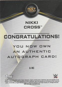 2019 Topps WWE NXT - NXT Autographs Gold #A-NC Nikki Cross Back