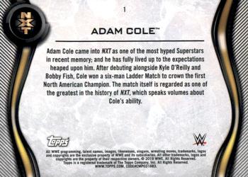 2019 Topps WWE NXT - Roster #1 Adam Cole Back