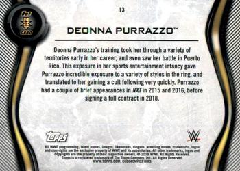 2019 Topps WWE NXT - Roster #13 Deonna Purrazzo Back