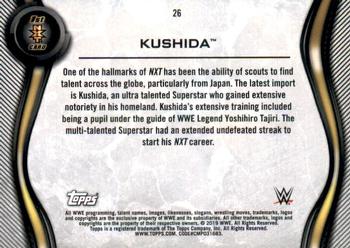 2019 Topps WWE NXT - Roster #26 Kushida Back