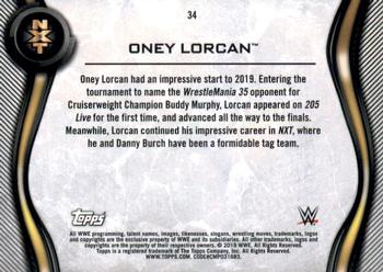2019 Topps WWE NXT - Roster #34 Oney Lorcan Back