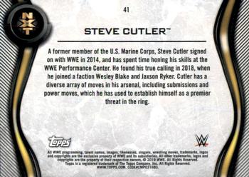 2019 Topps WWE NXT - Roster #41 Steve Cutler Back