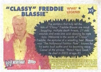 2005 Topps Heritage The World's Greatest Wrestling Managers Video Promos #V2 Freddie Blassie Back