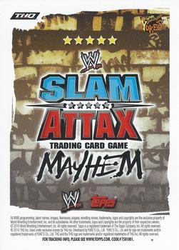 2010 Topps Slam Attax WWE Mayhem - THQ WWE SvR 2011 #NNO Rey Mysterio Back