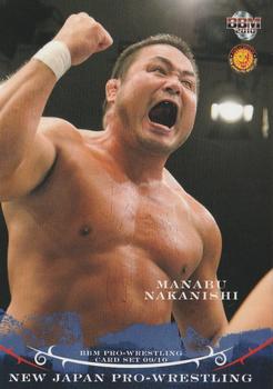 2009-10 BBM New Japan Pro-Wrestling #3 Manabu Nakanishi Front