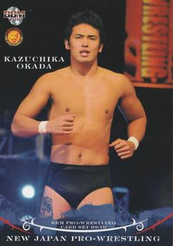2009-10 BBM New Japan Pro-Wrestling #4 Kazuchika Okada Front