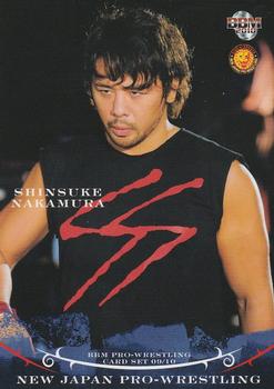 2009-10 BBM New Japan Pro-Wrestling #22 Shinsuke Nakamura Front